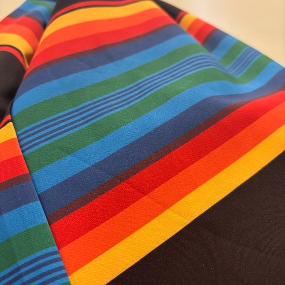 Voodoo Vixen Rainbow Striped Skirt - Small - Retro/Rockabilly/Vintage-inspired - Picture 4 of 9